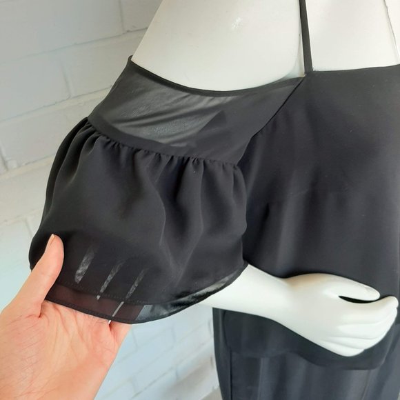 💣NWOT ALL SAINTS Ruffle Dress - Picture 5 of 11